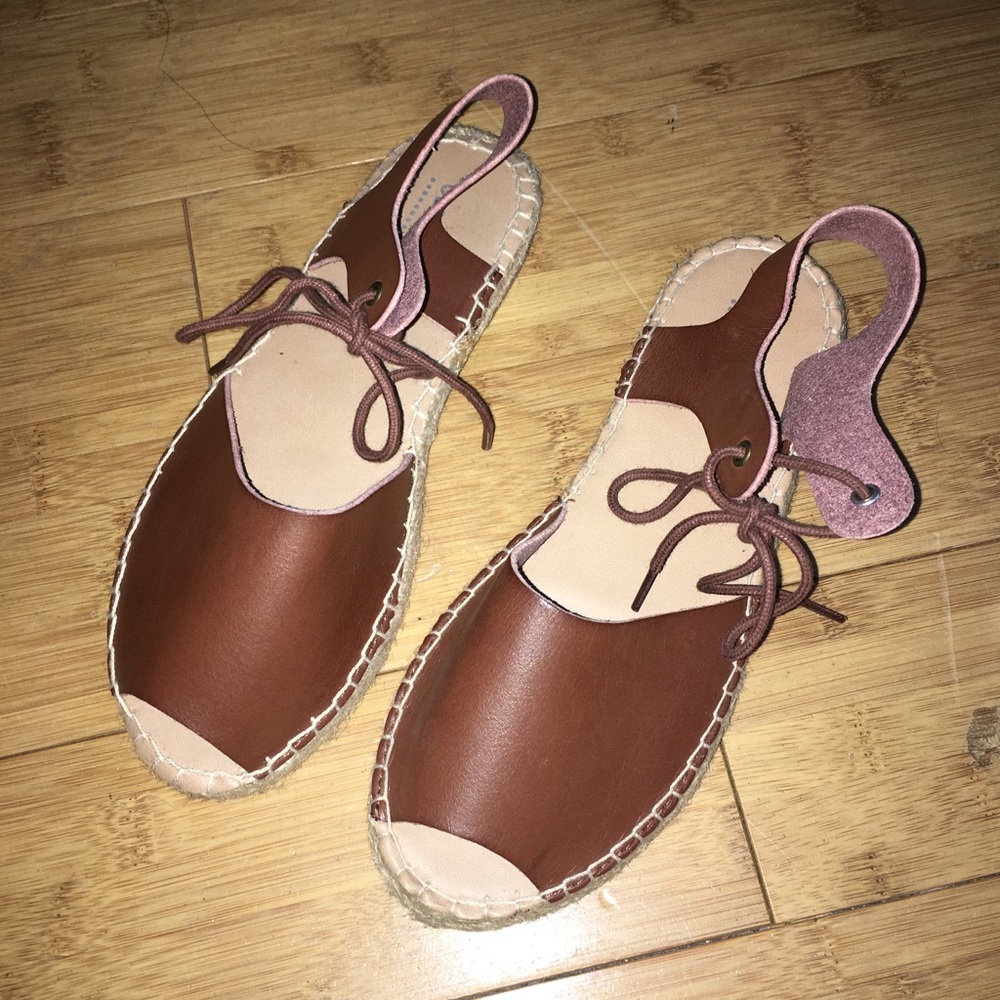brown sandals